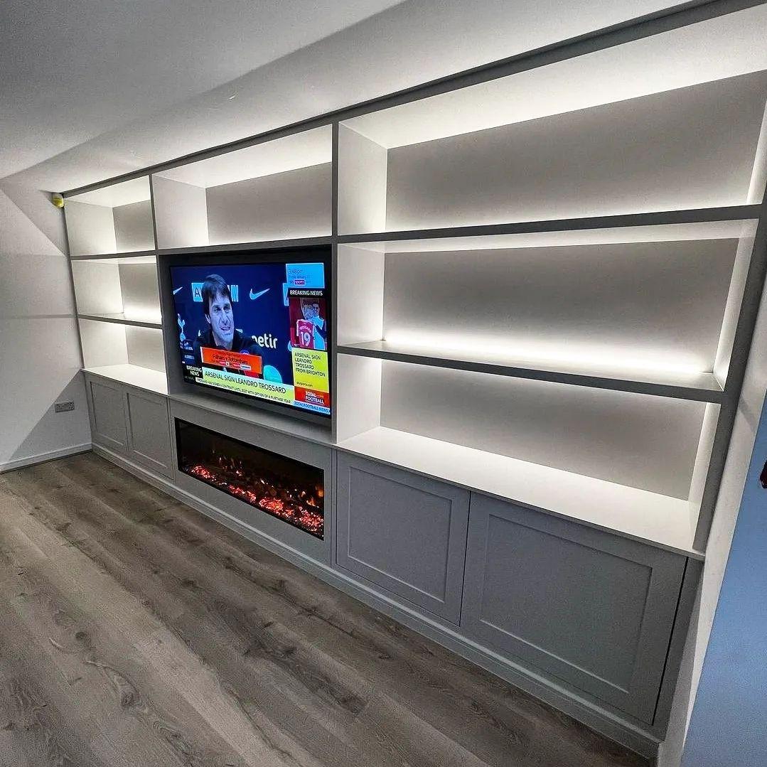 Media Wall 1 Premium Decorating and Spraying